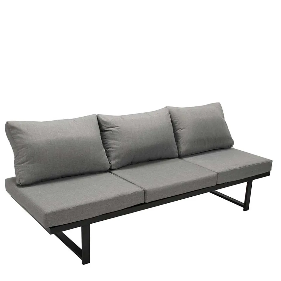 Wohnen Funktionelles Gartensofa Liege aus Alu - Curedo