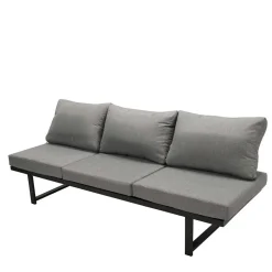 Wohnen Funktionelles Gartensofa Liege aus Alu - Curedo