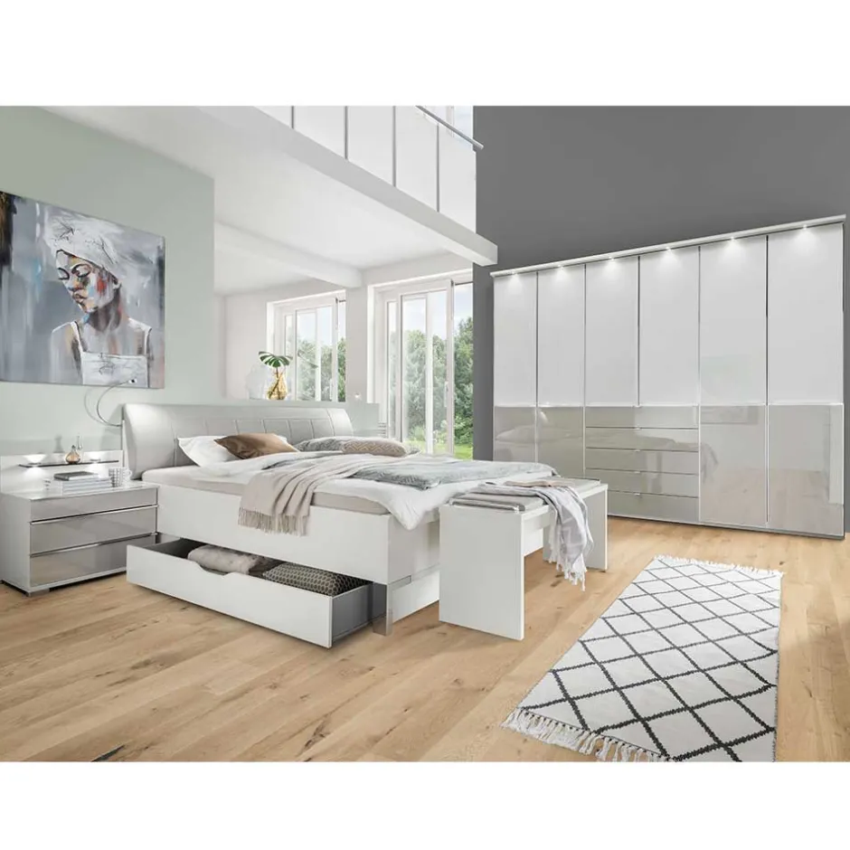 Funktionelles Schlafzimmer Set - Pascan (fünfteilig)^Wohnen