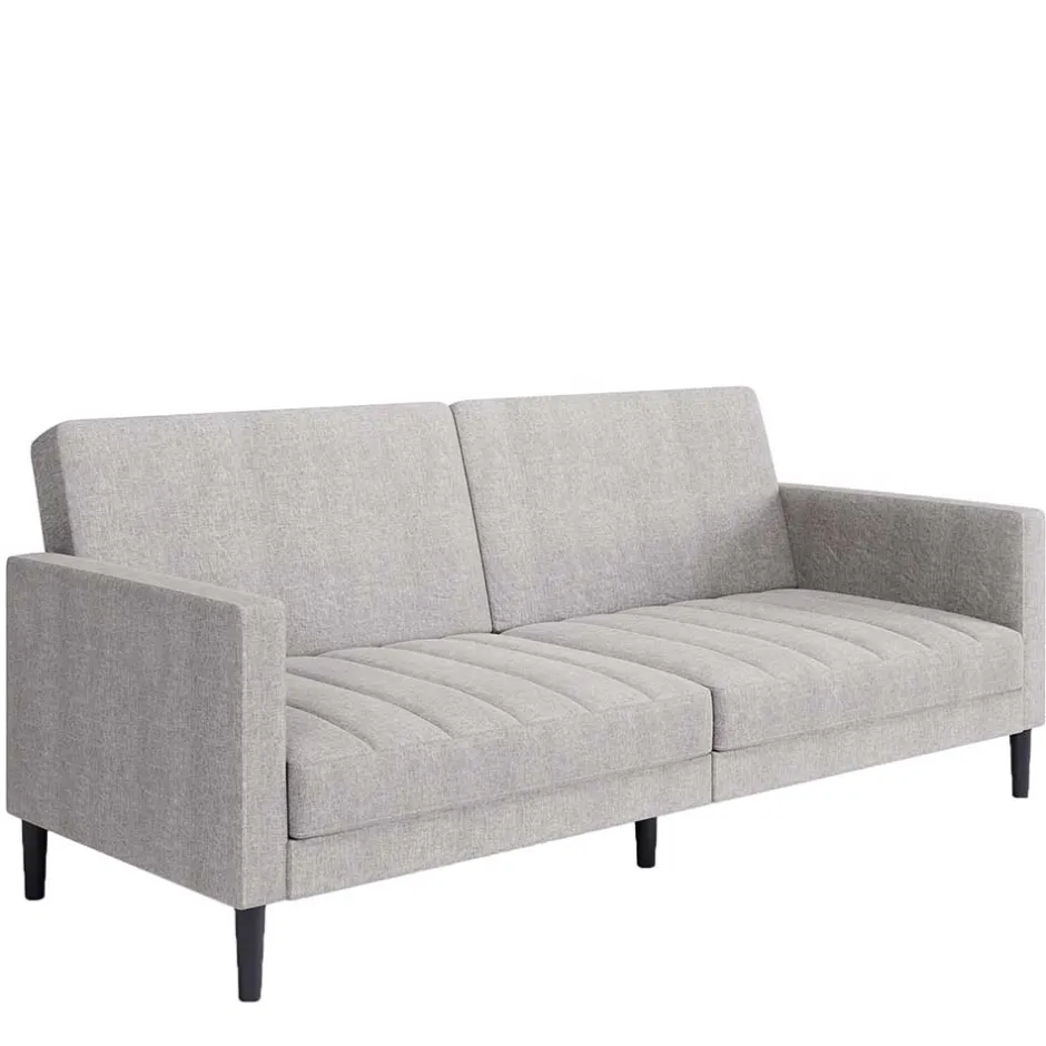 Wohnen Funktionscouch in Hellgrau und Schwarz - Logion