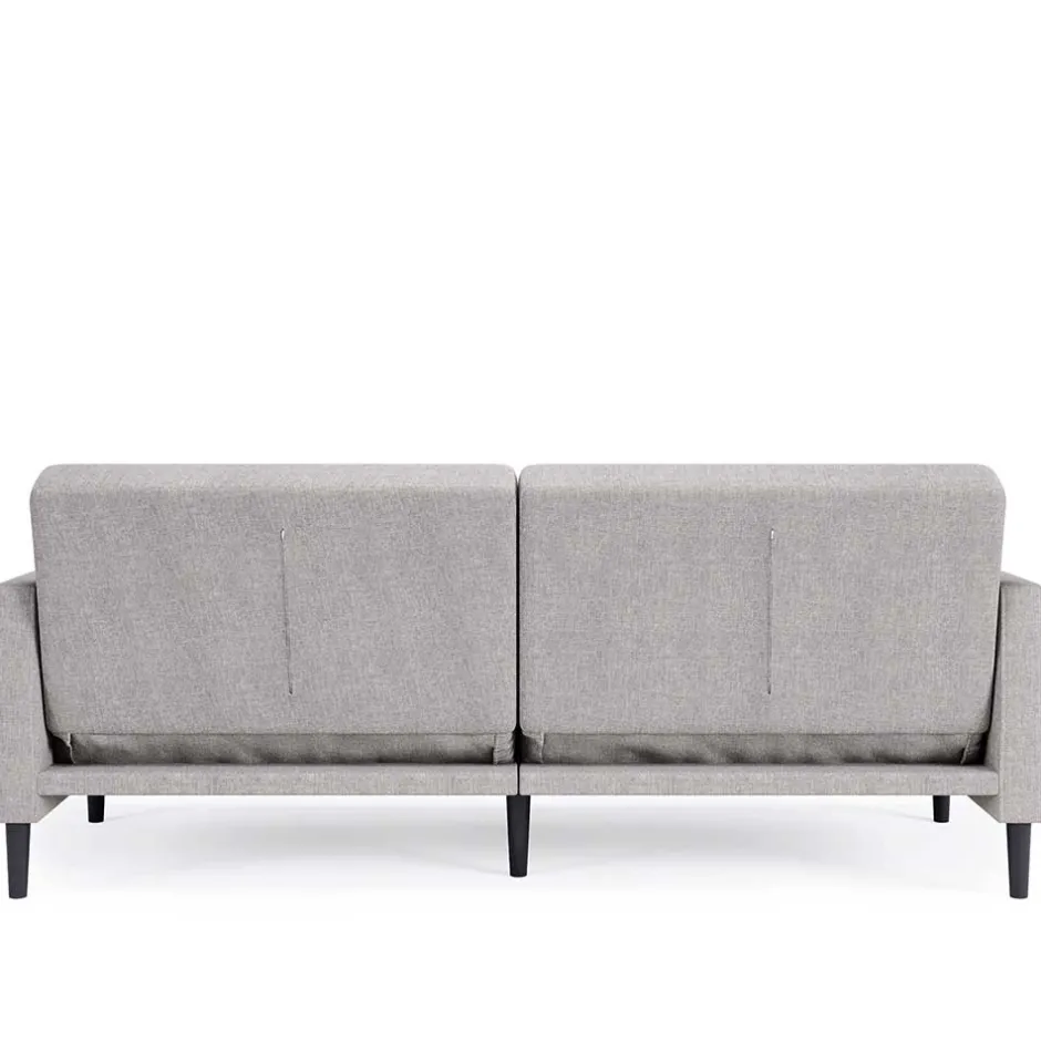 Wohnen Funktionscouch in Hellgrau und Schwarz - Logion