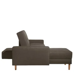 Funktionsecksofa in Braun mit Erle - Iljona (zweiteilig)^Wohnen Outlet