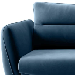 Funktionssofa in Dunkelblau Stoff - Berenice^Wohnen