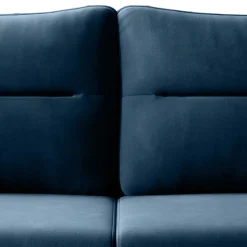 Funktionssofa in Dunkelblau Stoff - Berenice^Wohnen