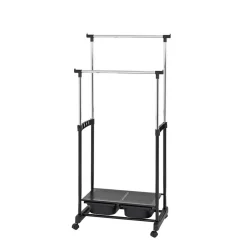 Herren Wohnen Garderobe auf Rollen Peritos mit Schuhablage