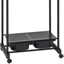 Herren Wohnen Garderobe auf Rollen Peritos mit Schuhablage