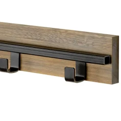 Wohnen Garderobe aus Eiche & Stahl Schwarz - Dezadan