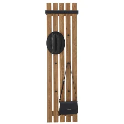 Wohnen Garderobe aus Eichenholz und Metall - Gangizo