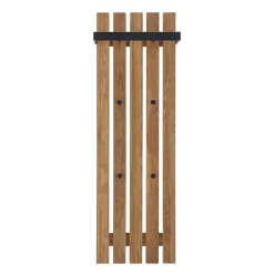 Wohnen Garderobe aus Eichenholz und Metall - Gangizo