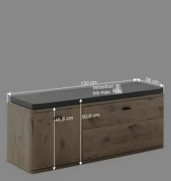 Garderobe Flurbank mit Schuhaufbewahrung - Baiamare^Wohnen Sale