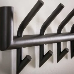 Wohnen Garderobe Hakenleiste aus Metall Rundrohr - Quoterra