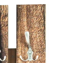 Wohnen Garderobe in Holzoptik Antik & Silber - Maggio