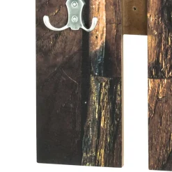 Wohnen Garderobe in Holzoptik Antik & Silber - Maggio