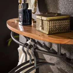 Wohnen Garderobe mit 16 Haken und Stange - Drucana