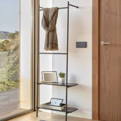 Wohnen Garderobe mit Schuhablage für die Wandmontage - Lakrym