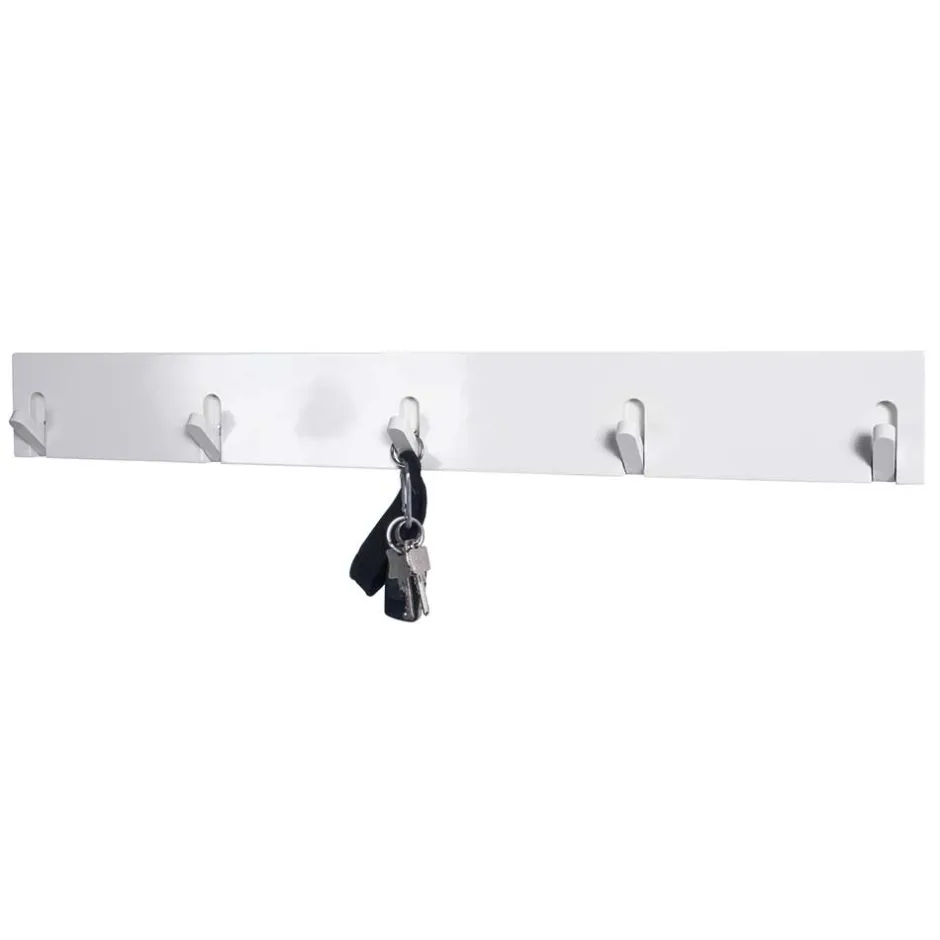 Wohnen Garderobe Vanadrino in Weiß Hochglanz