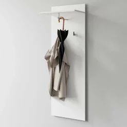 Garderobe Wandpaneel in Weiß - Vatros^Wohnen Clearance