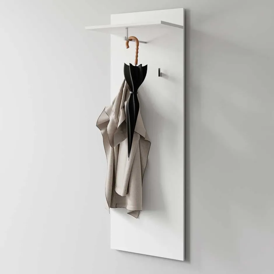Garderobe Wandpaneel in Weiß - Vatros^Wohnen Clearance