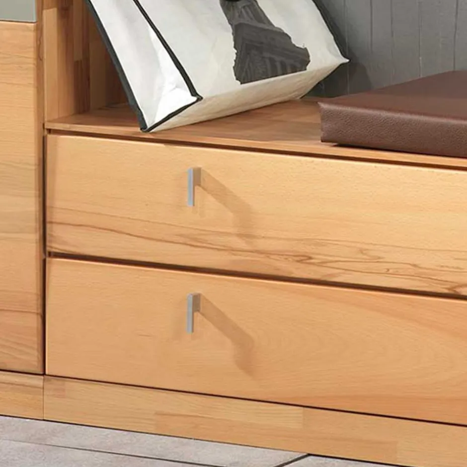 Garderoben Sitzbank Coestra aus Kernbuche Massivholz^Wohnen Outlet
