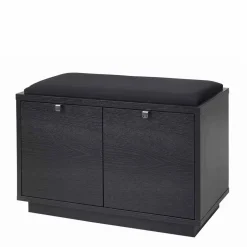 Garderoben Sitzbank Geskan in Schwarz^Wohnen New