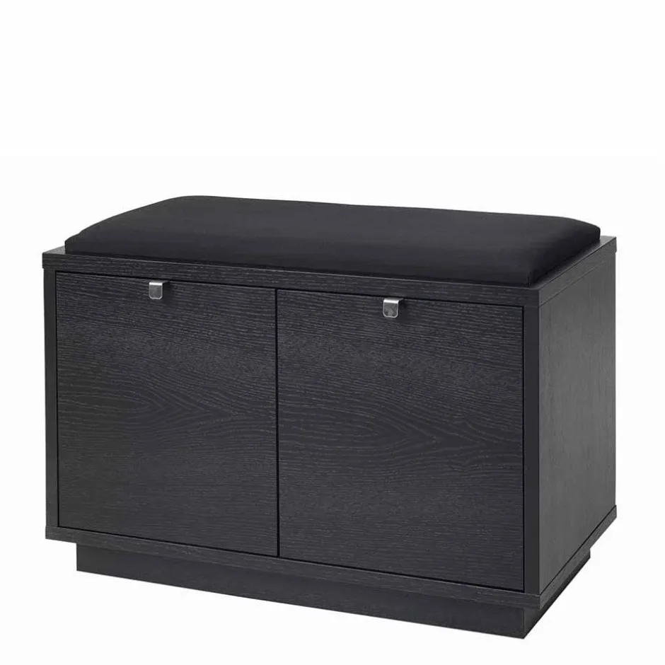 Garderoben Sitzbank Geskan in Schwarz^Wohnen New