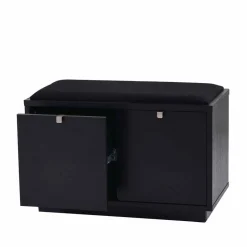 Garderoben Sitzbank Geskan in Schwarz^Wohnen New