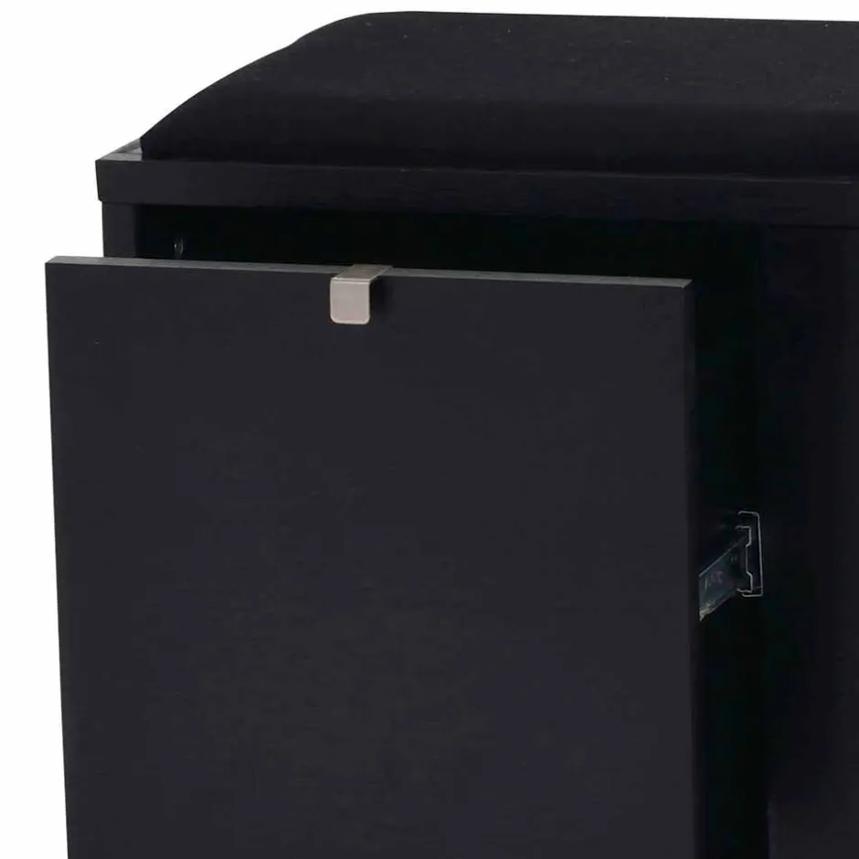 Garderoben Sitzbank Geskan in Schwarz^Wohnen New