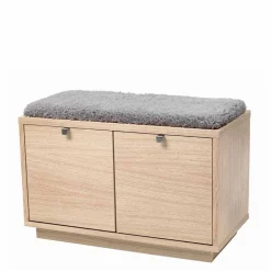 Garderoben Sitzbank Vaxos mit Eiche furniert^Wohnen Online