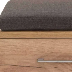 Garderoben Sitzbank Vicanossa in Weiß Eiche^Wohnen Discount