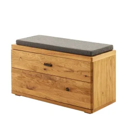 Garderobenbank aus Balkeneiche Massivholz - Robats^Wohnen Hot