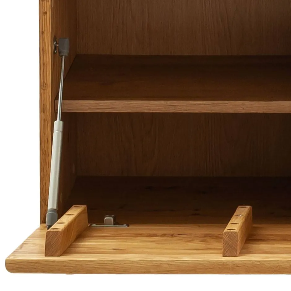 Garderobenbank aus Balkeneiche Massivholz - Robats^Wohnen Hot