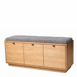 Garderobenbank Helvana mit Eiche furniert^Wohnen