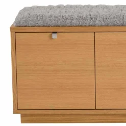 Garderobenbank Helvana mit Eiche furniert^Wohnen