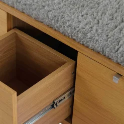 Garderobenbank Helvana mit Eiche furniert^Wohnen