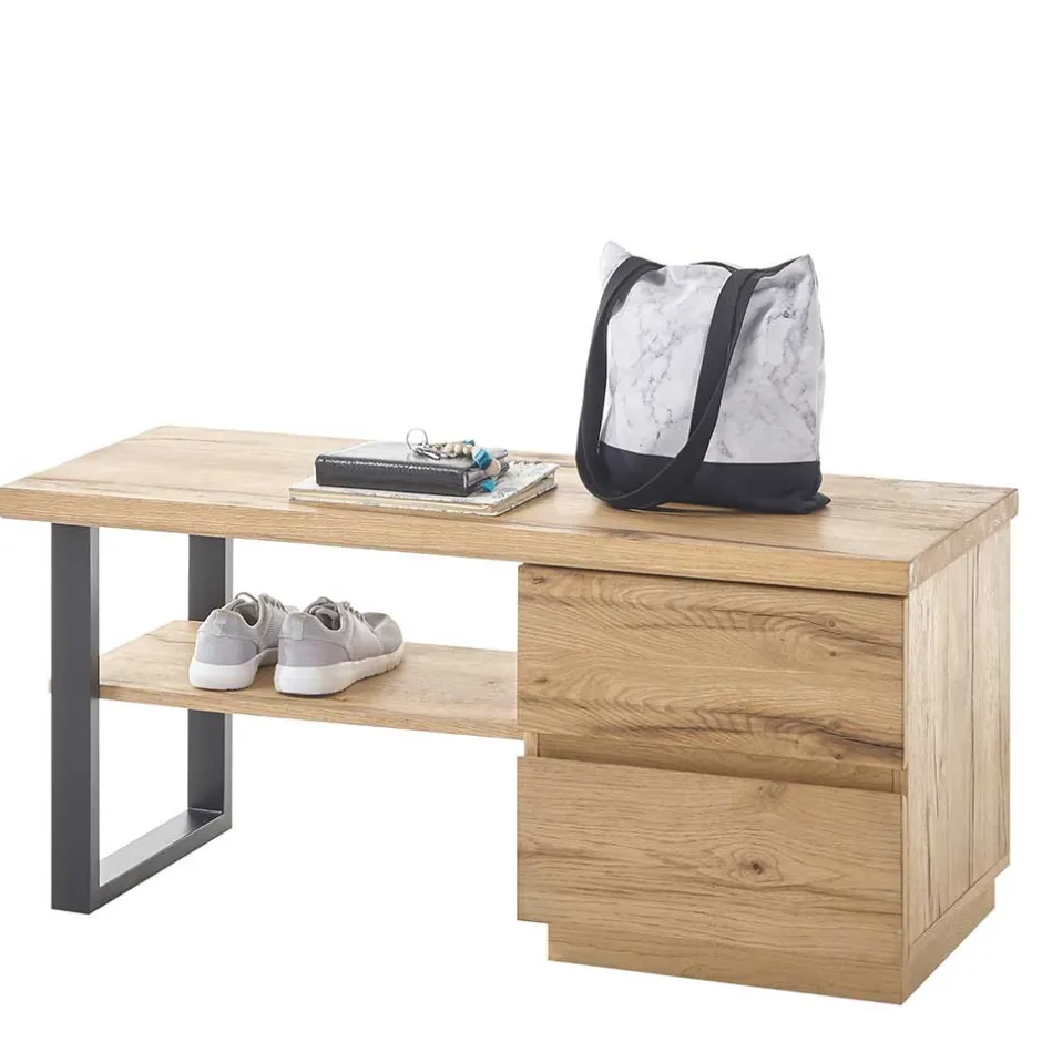 Garderobenbank mit Schuhablage & zwei Schubladen - Elbow^Wohnen Hot
