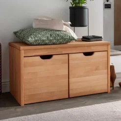 Wohnen Garderobenbank mit Stauraum Kisten - Shimousa