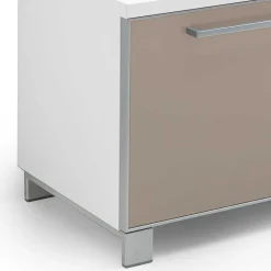 Garderobenbank Srocca in Taupe Glas^Wohnen New