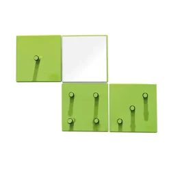 Wohnen Garderobenleiste Ciniak in Grün Hochglanz (vierteilig)