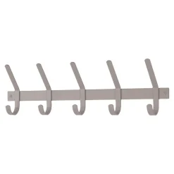 Wohnen Garderobenleiste in Taupe pulverbeschichtet - Aadam