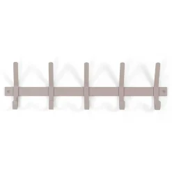 Wohnen Garderobenleiste in Taupe pulverbeschichtet - Aadam