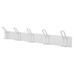 Garderobenleiste in Weiß pulverbeschichtet - Thilado^Wohnen Outlet