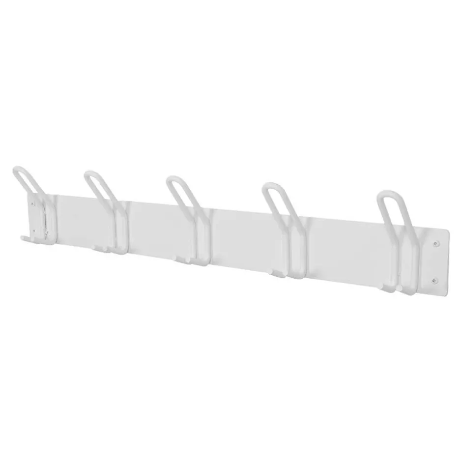 Garderobenleiste in Weiß pulverbeschichtet - Thilado^Wohnen Outlet