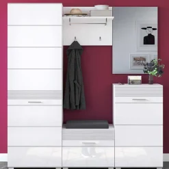 Wohnen Garderobenmöbel Block Set - Sumatra (fünfteilig)