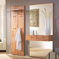 Wohnen Garderobenmöbel Coestra aus Kernbuche (zweiteilig)