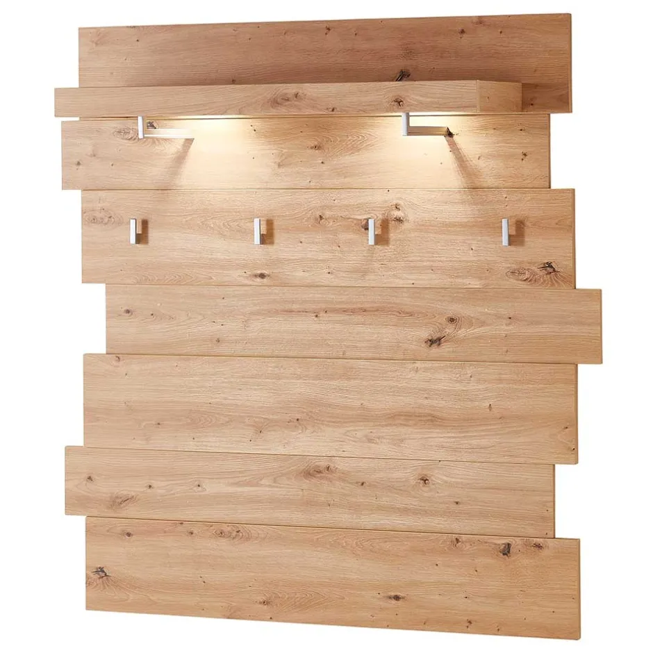 Wohnen Garderobenpaneel in Holz Optik Wildeiche - Symbrosia