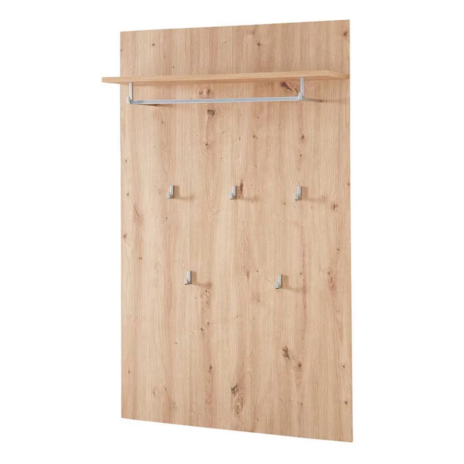Wohnen Garderobenpaneel in Wildeiche Holzoptik - Zelio