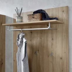 Wohnen Garderobenpaneel in Wildeiche Holzoptik - Zelio