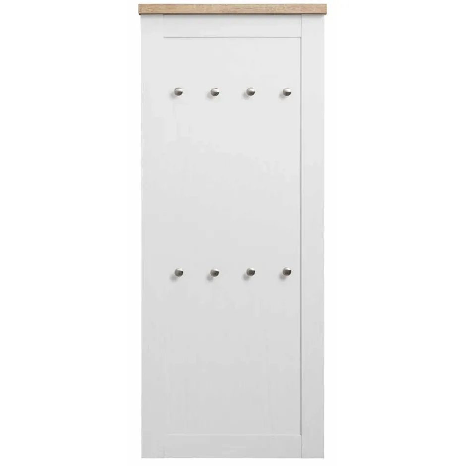 Garderobenpaneel mit 8 Kleiderhaken - Nudion^Wohnen