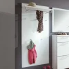 Wohnen Garderobenpaneel Zoricano in Weiß Glas beschichtet