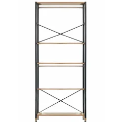 Wohnen Garderobenregal mit 5 Böden in Akazie Optik - Favorite